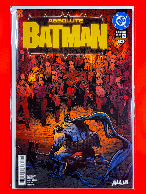 Main Cover of Absolute Batman #1 | Daniel Warren Johnson Cover