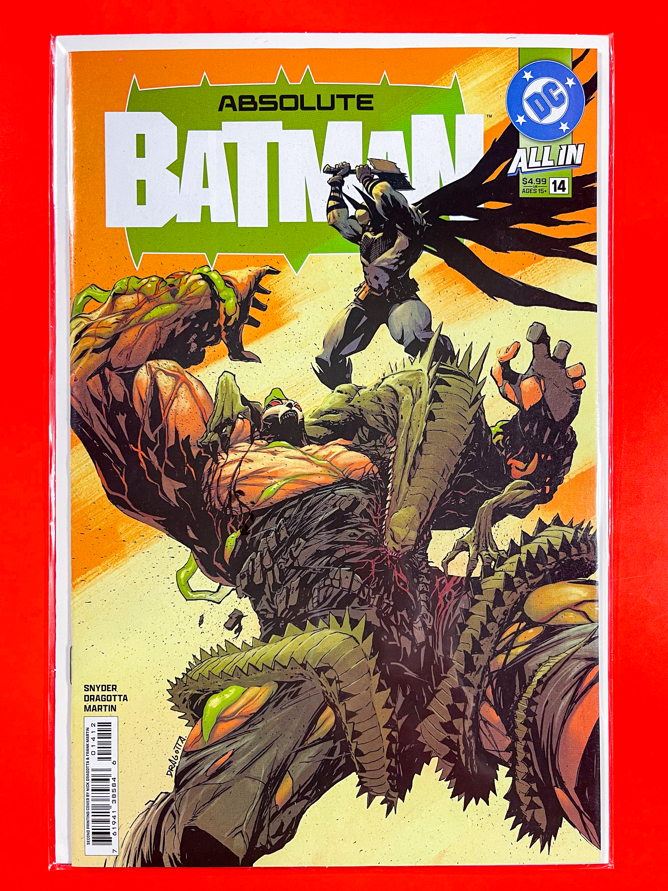 Batman, Absolute #14 | Nick Dragotta Cover