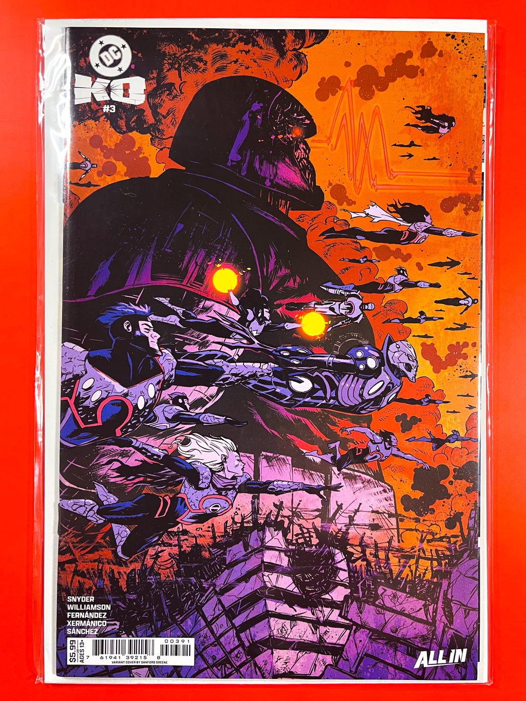 DC K.O #3 | Sanford Greene Cover