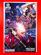 DC K.O Harley Quinn vs. Zatanna #1 | Jamal Campbell Cover