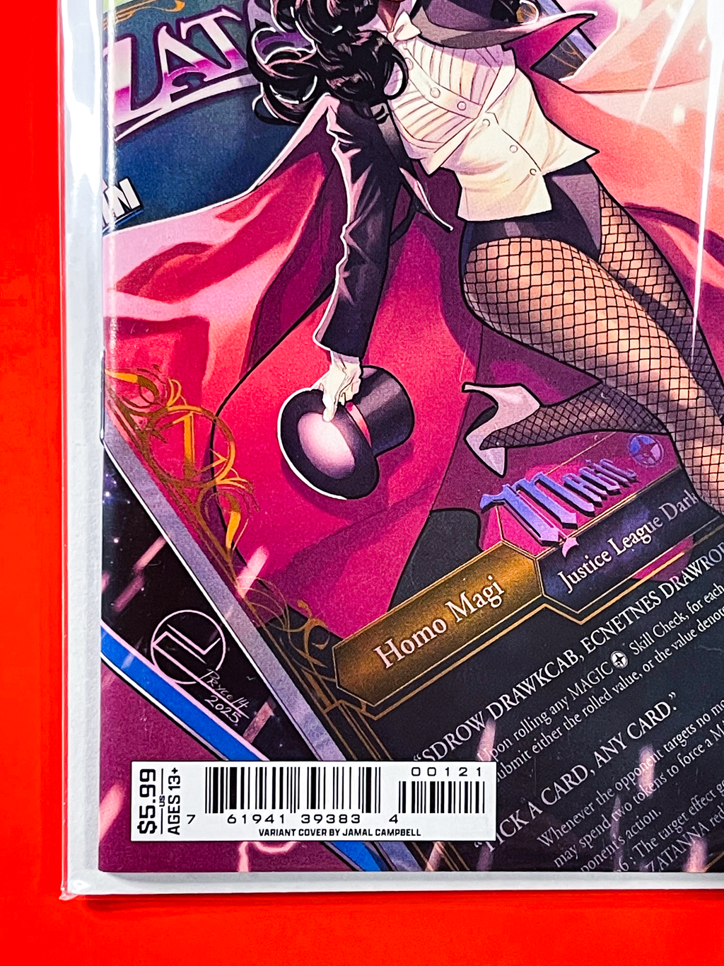 DC K.O Harley Quinn vs. Zatanna #1 | Jamal Campbell Cover