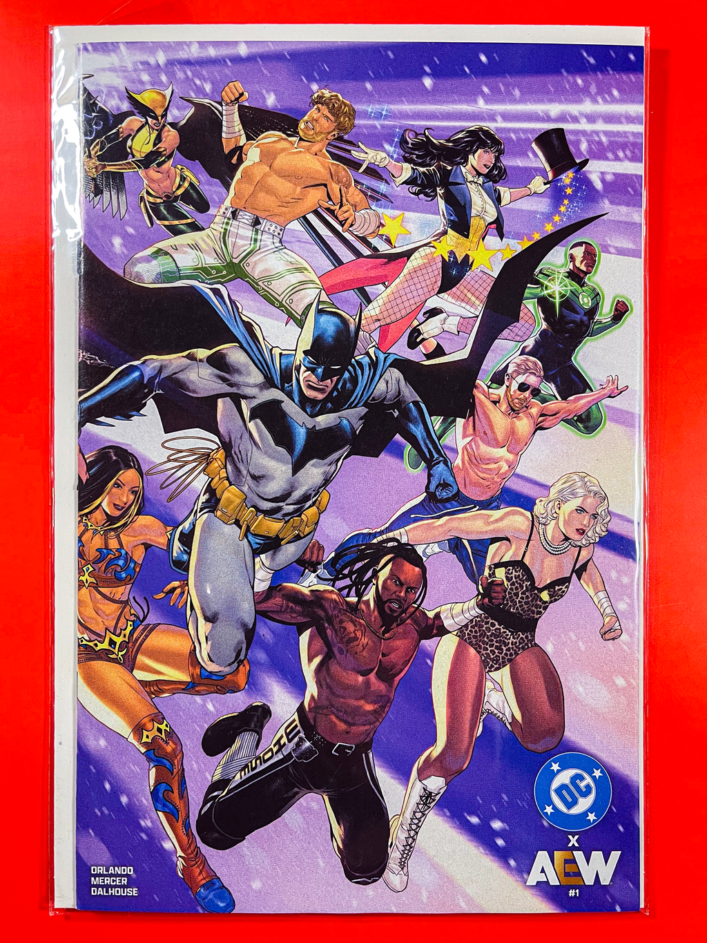 DC x AEW #1 | Lucas Meyer Cover