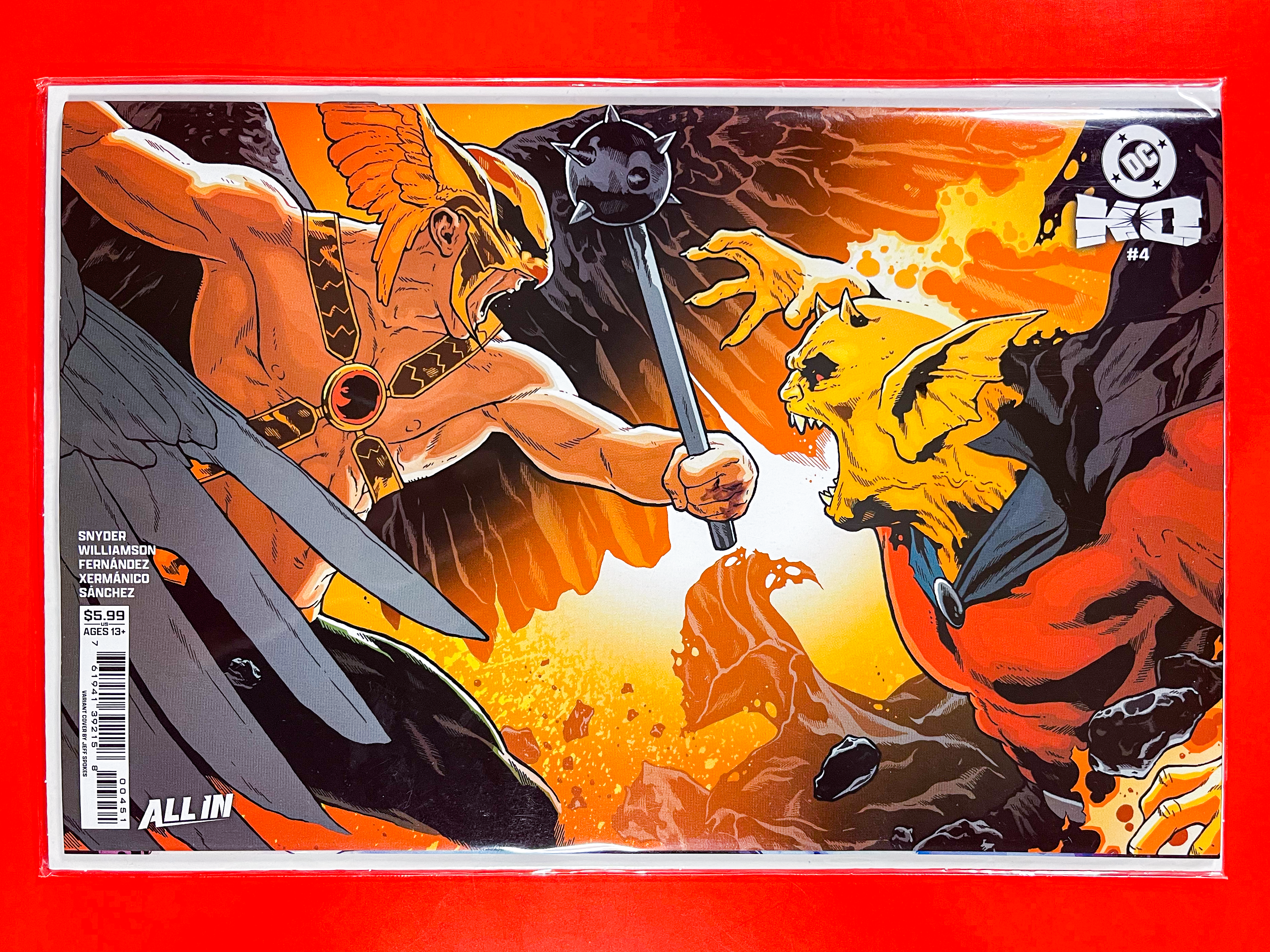 DC K.O #4 | Jeff Spokes Cover