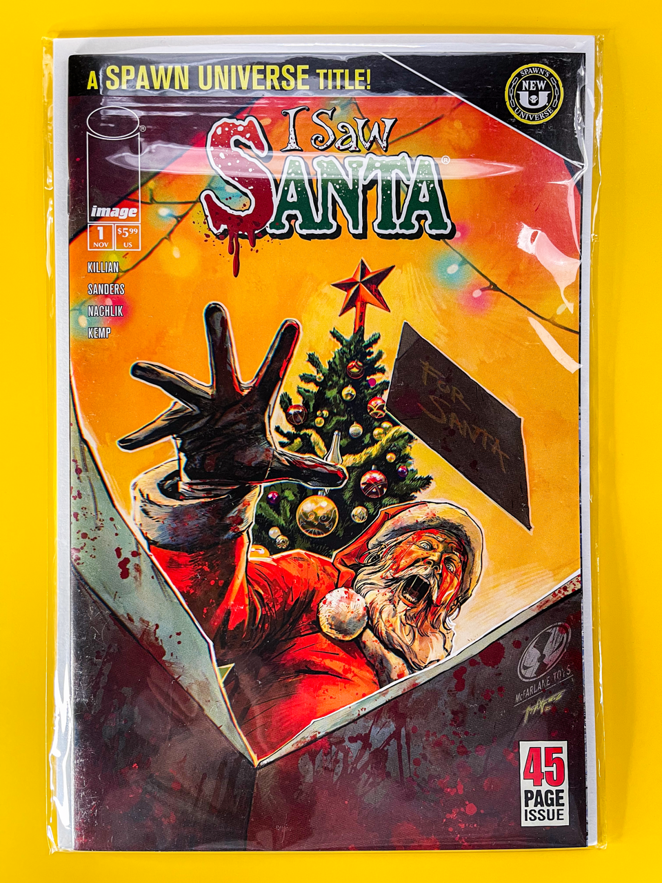 Spawn: I Saw Santa #1 | Todor Hristov Cover