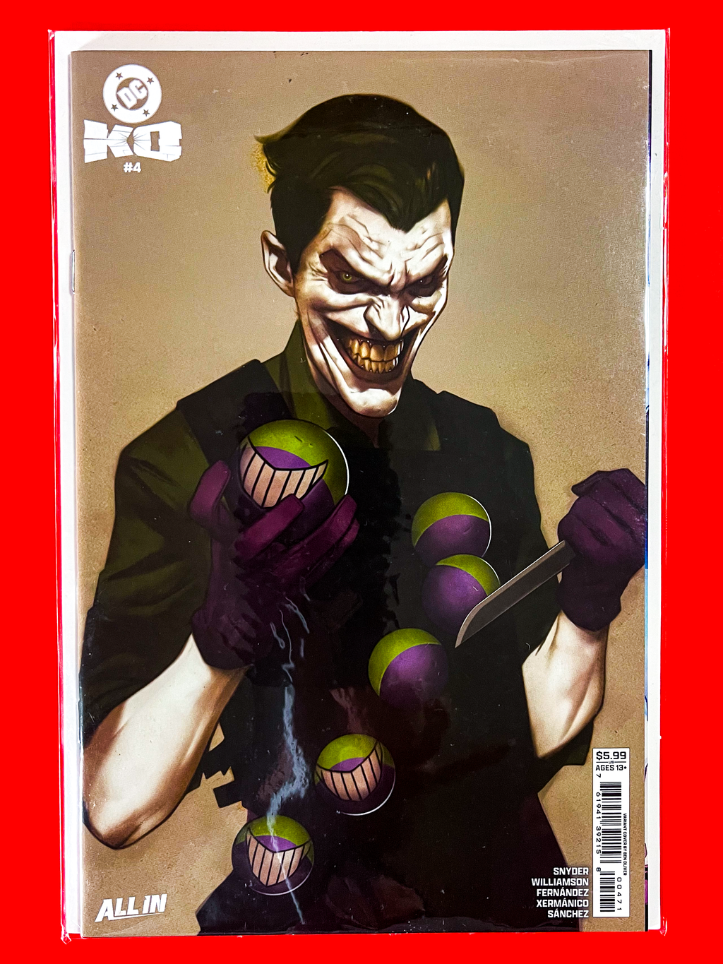 DC K.O #4 | Ben Oliver Cover