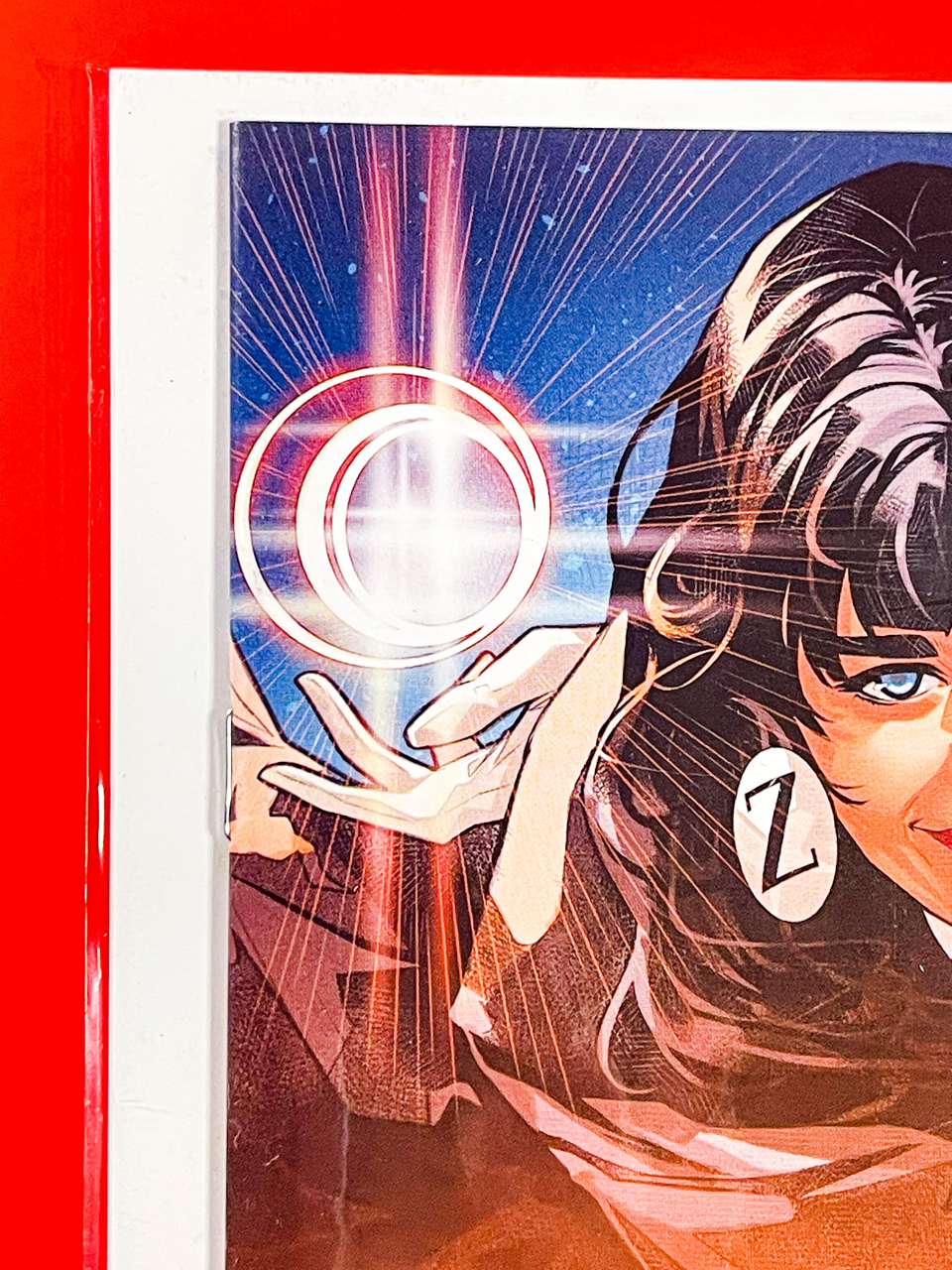 Top left corner of DC x AEW #1 | Edwin Galmon Cover