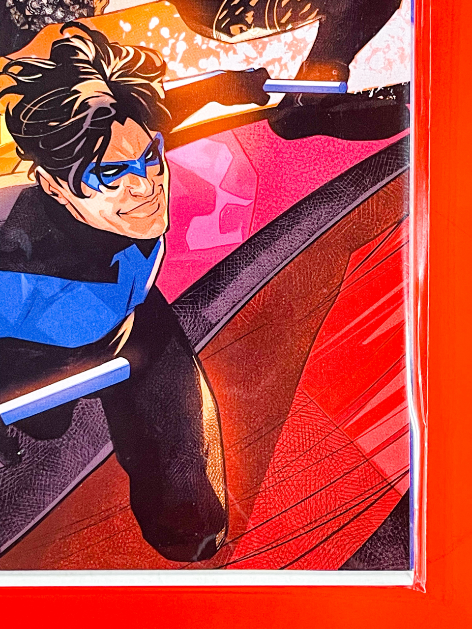 Bottom right corner of DC x AEW #1 | Edwin Galmon Cover