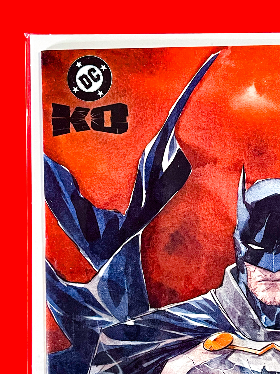 Top left corner of DC K.O Knightfight #4 | Dustin Nguyen Cover