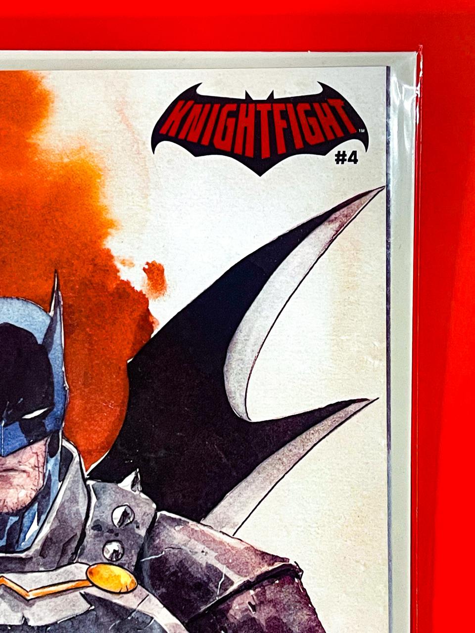 Top right corner of DC K.O Knightfight #4 | Dustin Nguyen Cover
