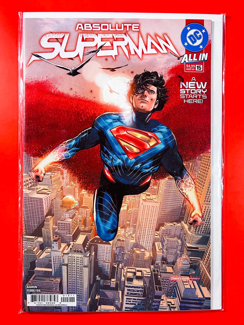 Absolute Superman #15 | Rafa Sandoval Cover