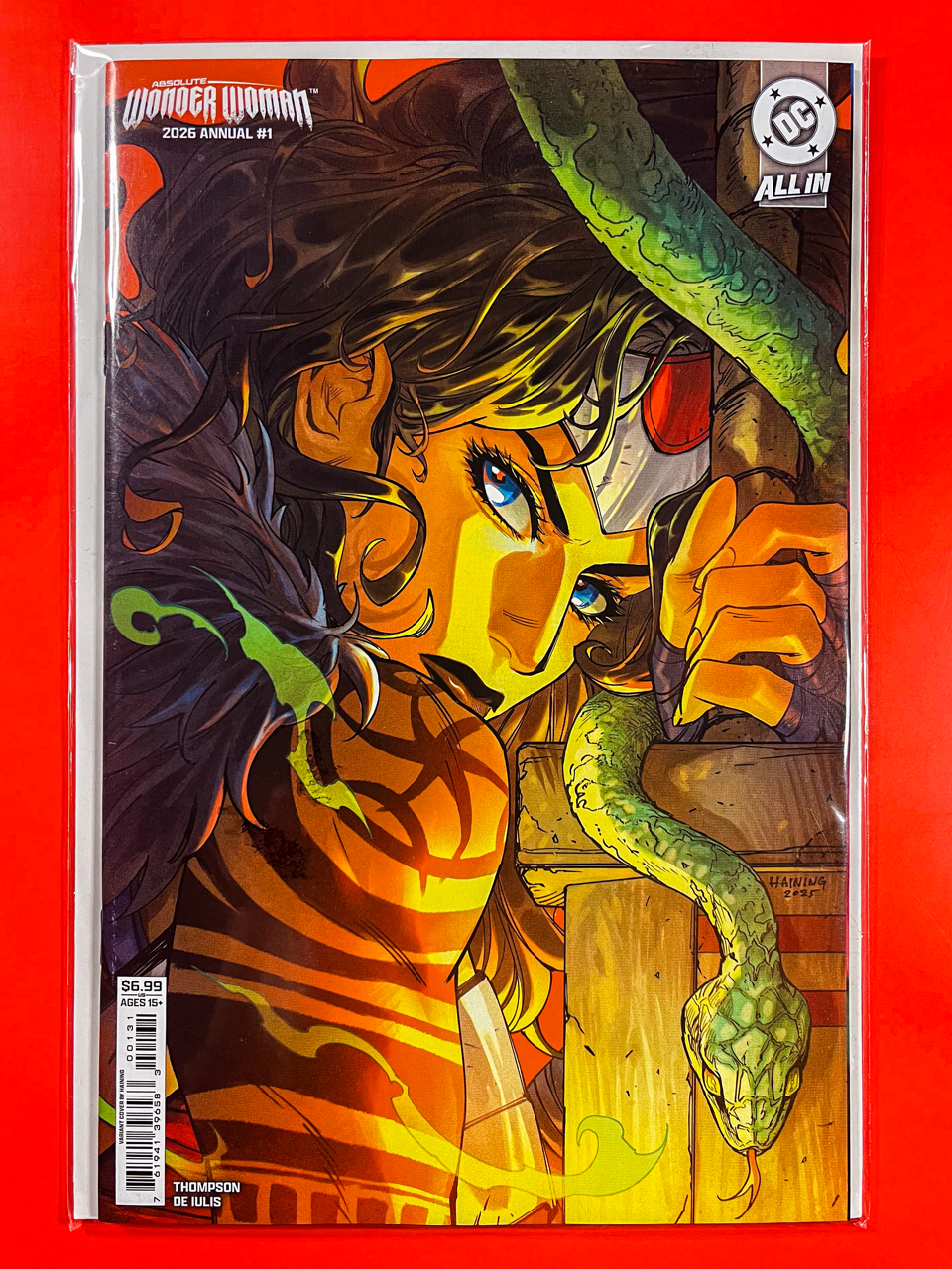 Absolute Wonder Woman 2026 Annual #1 | Haining Cover