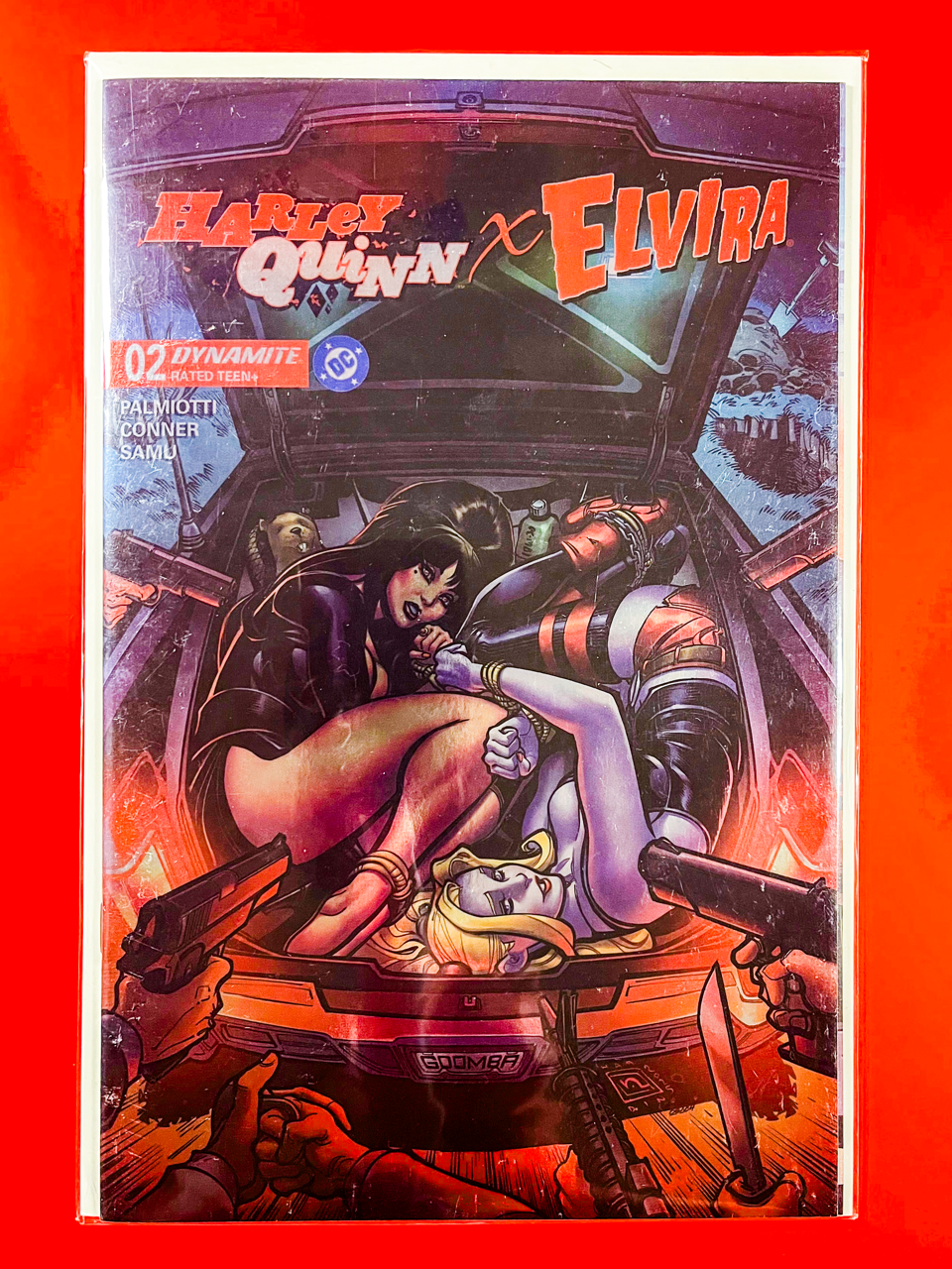 Harley Quinn x Elvira #2 | Chad Hardin Cover