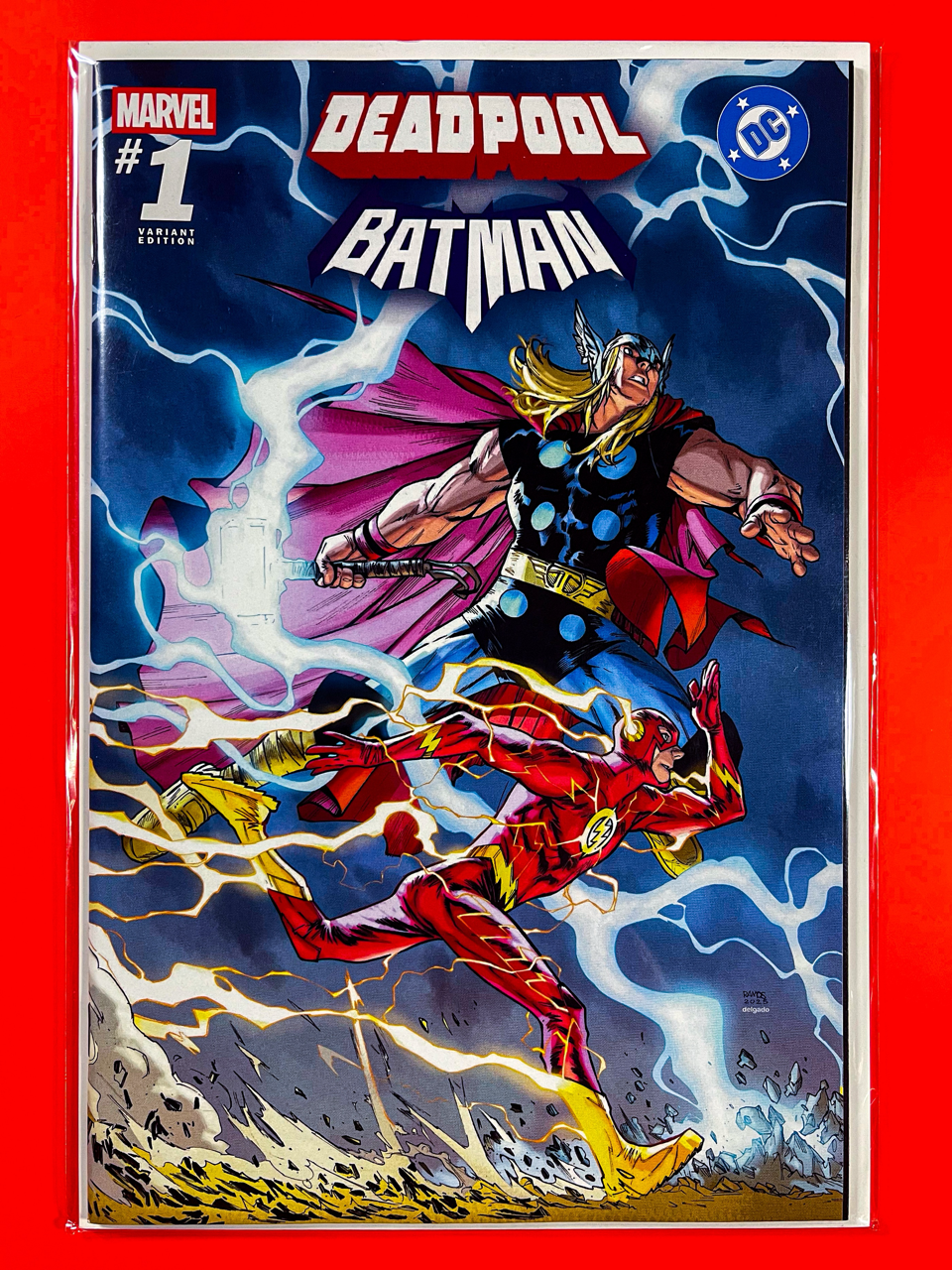 Main Cover of Deadpool & Batman #1 | Humberto Ramos Cover