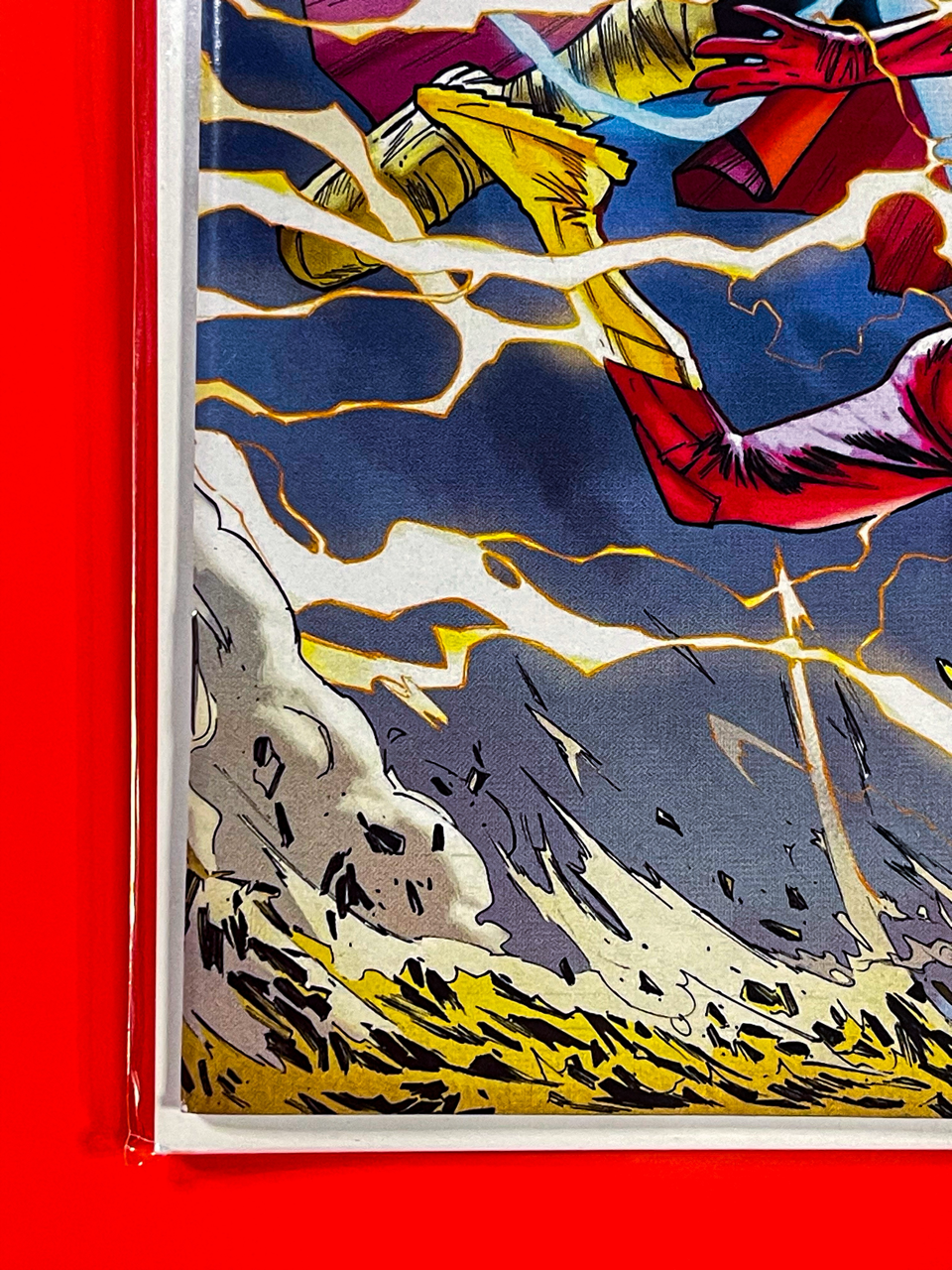 Bottom left corner of Deadpool & Batman #1 | Humberto Ramos Cover