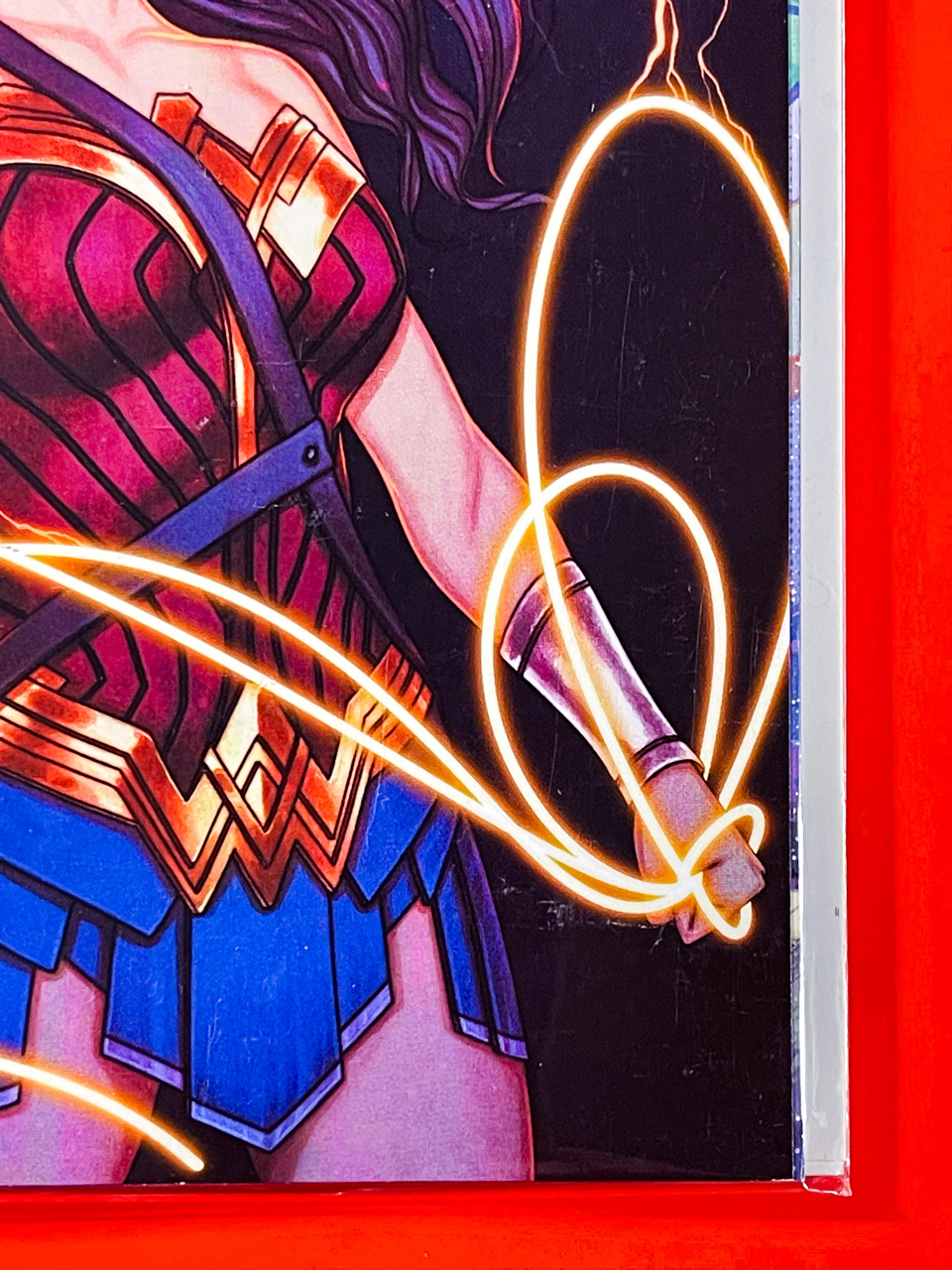 Bottom left corner of Batman & Deadpool #1 | Jenny Frison Cover