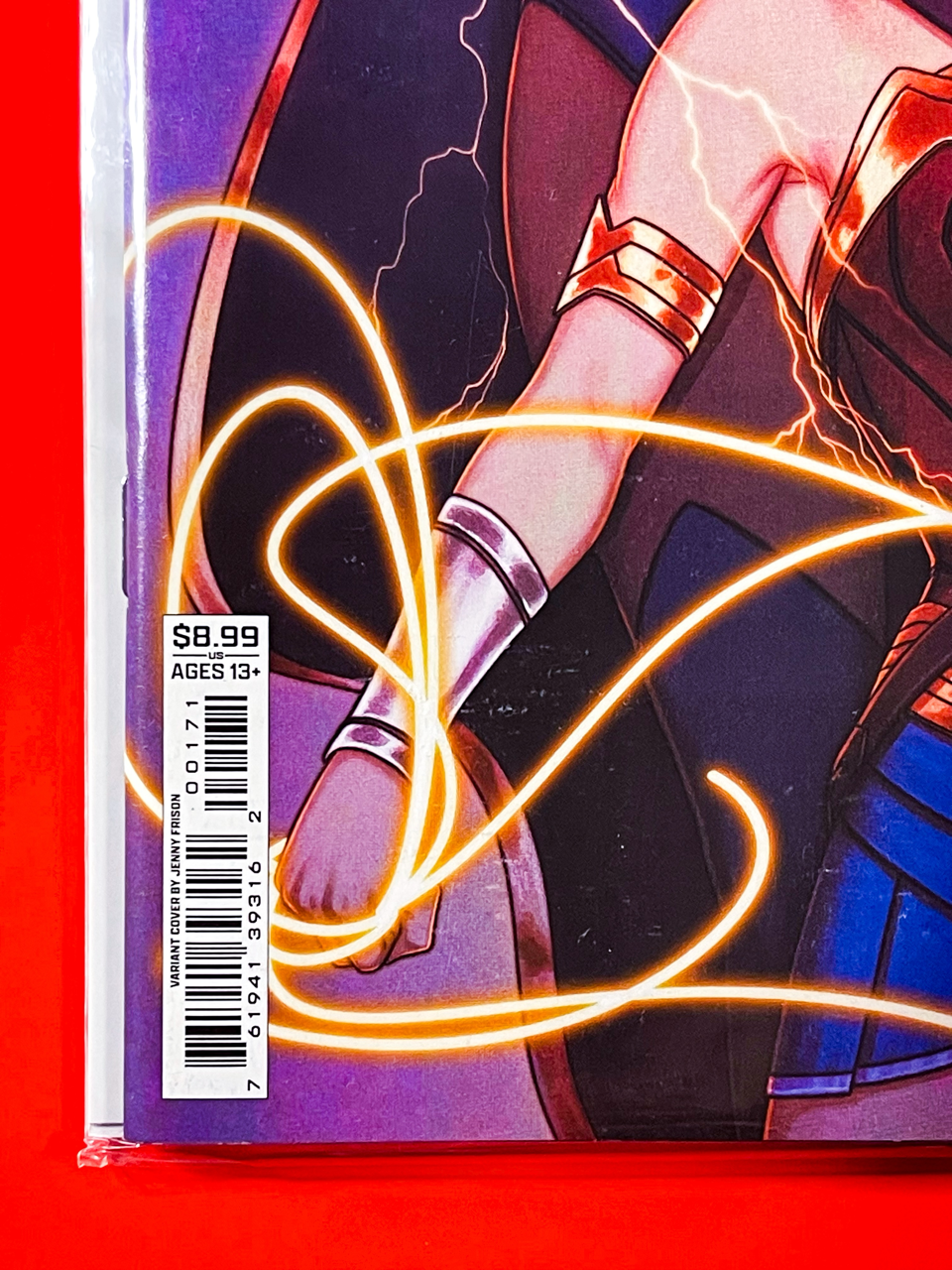 Bottom right corner of Batman & Deadpool #1 | Jenny Frison Cover