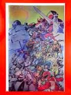 Mighty Morphin Power Rangers & Teenage Mutant Ninja Turtles III #4 | Hendry Prasetya Cover