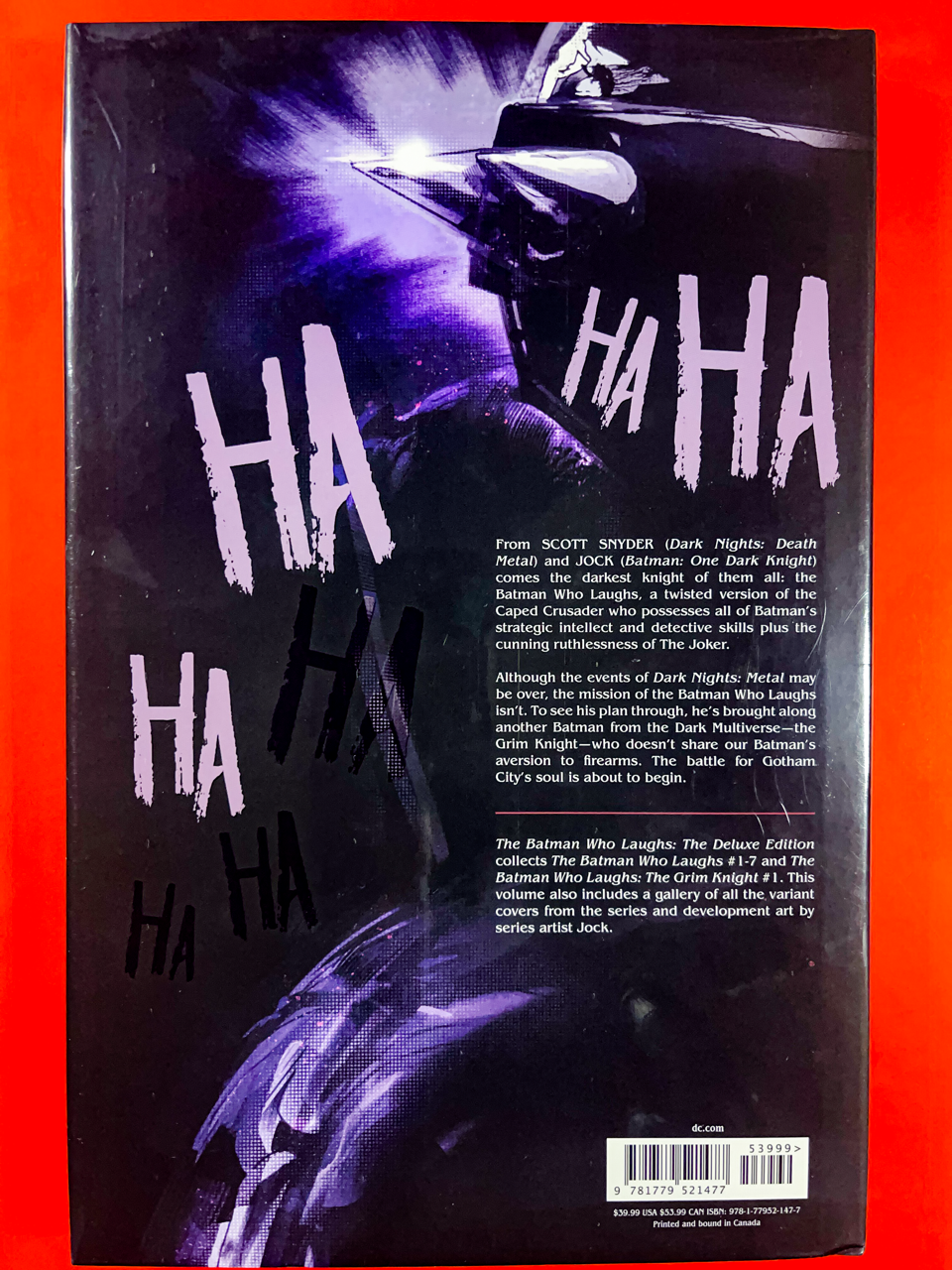 Batman Who Laughs: The Deluxe Edition #1 | Jock Cover