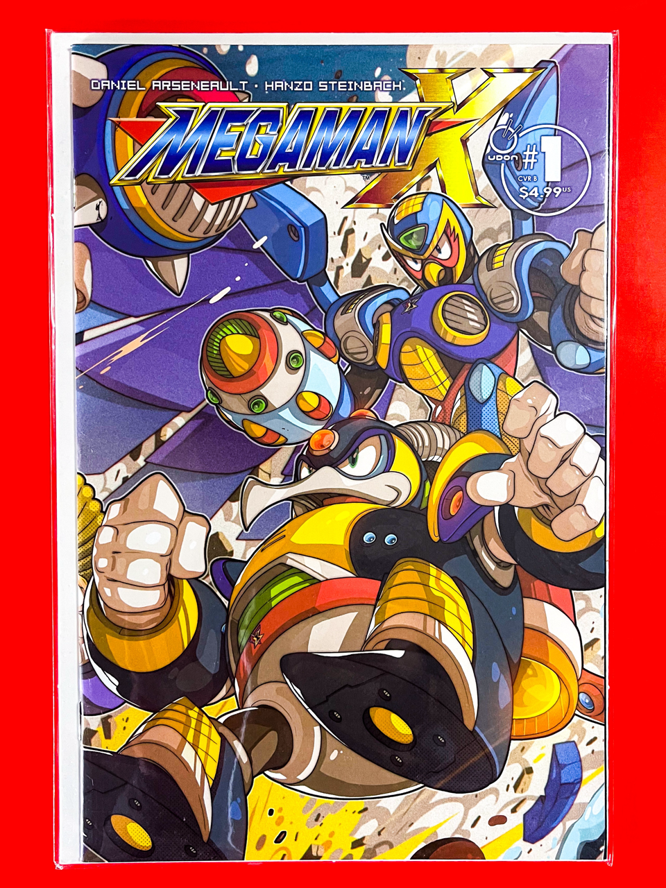 Main Cover of Mega Man X #1 | Edwin Huang Cover