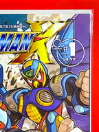 Top right corner of Mega Man X #1 | Edwin Huang Cover