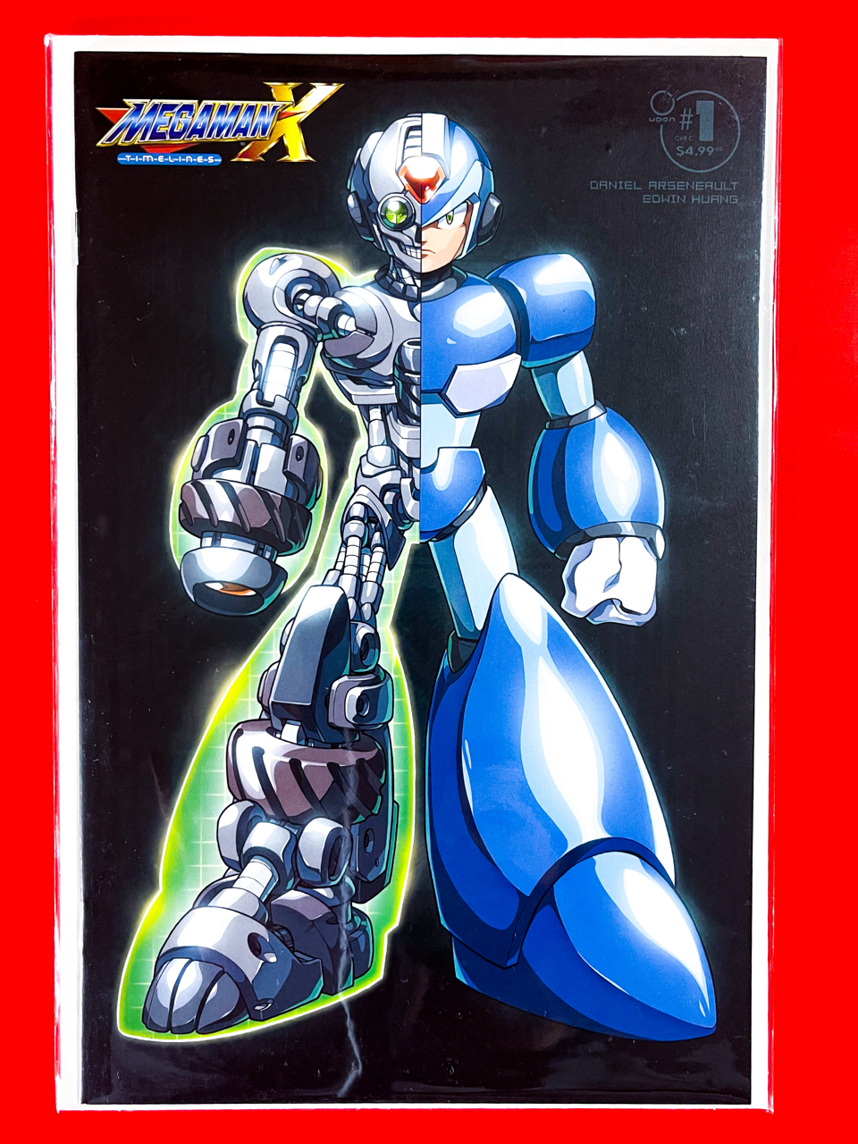 Main Cover of Mega Man X Timelines #1 | Edwin Huang Cover