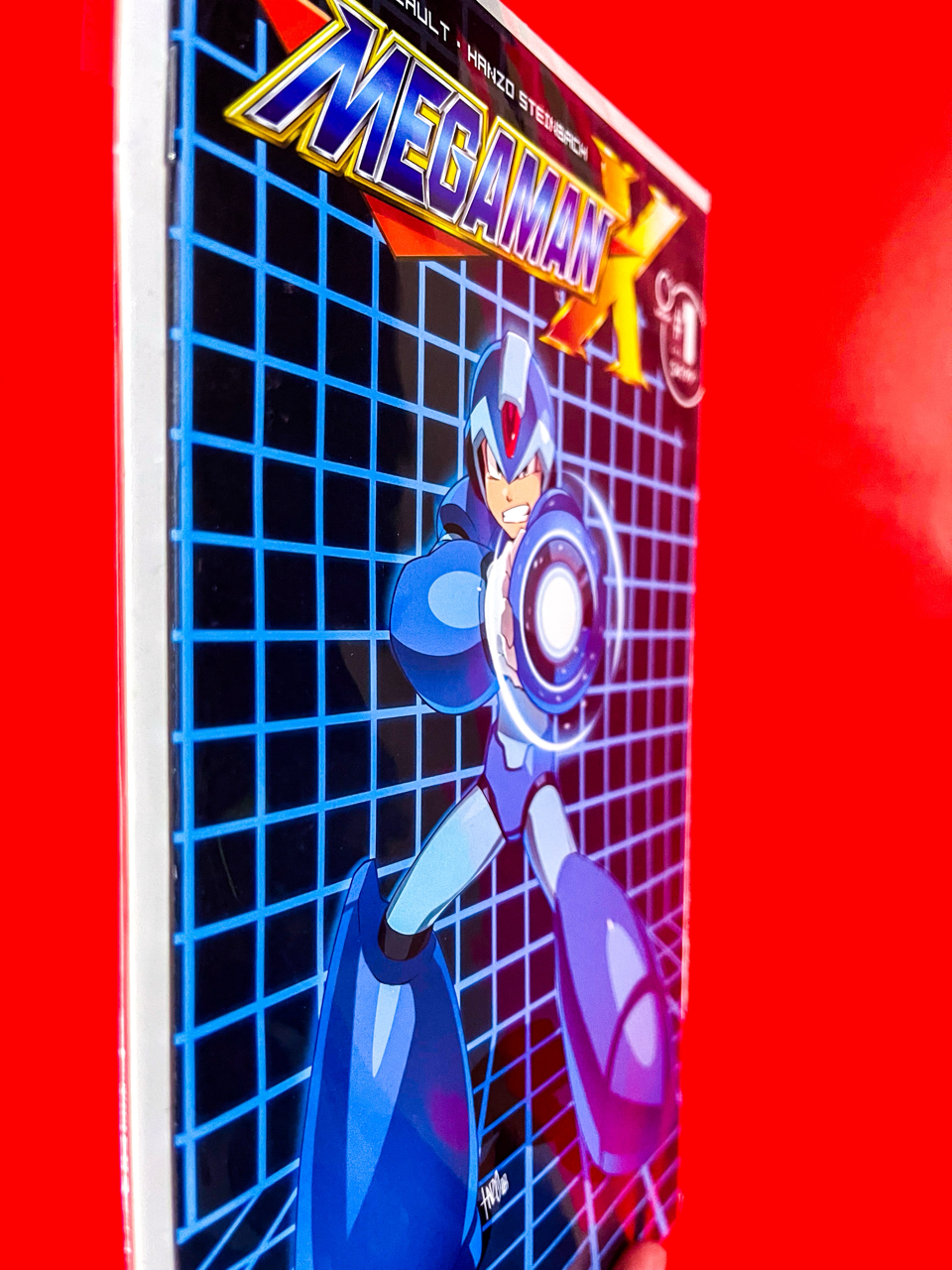 Spine of Mega Man X #1 | Hanzo Steinbach Cover