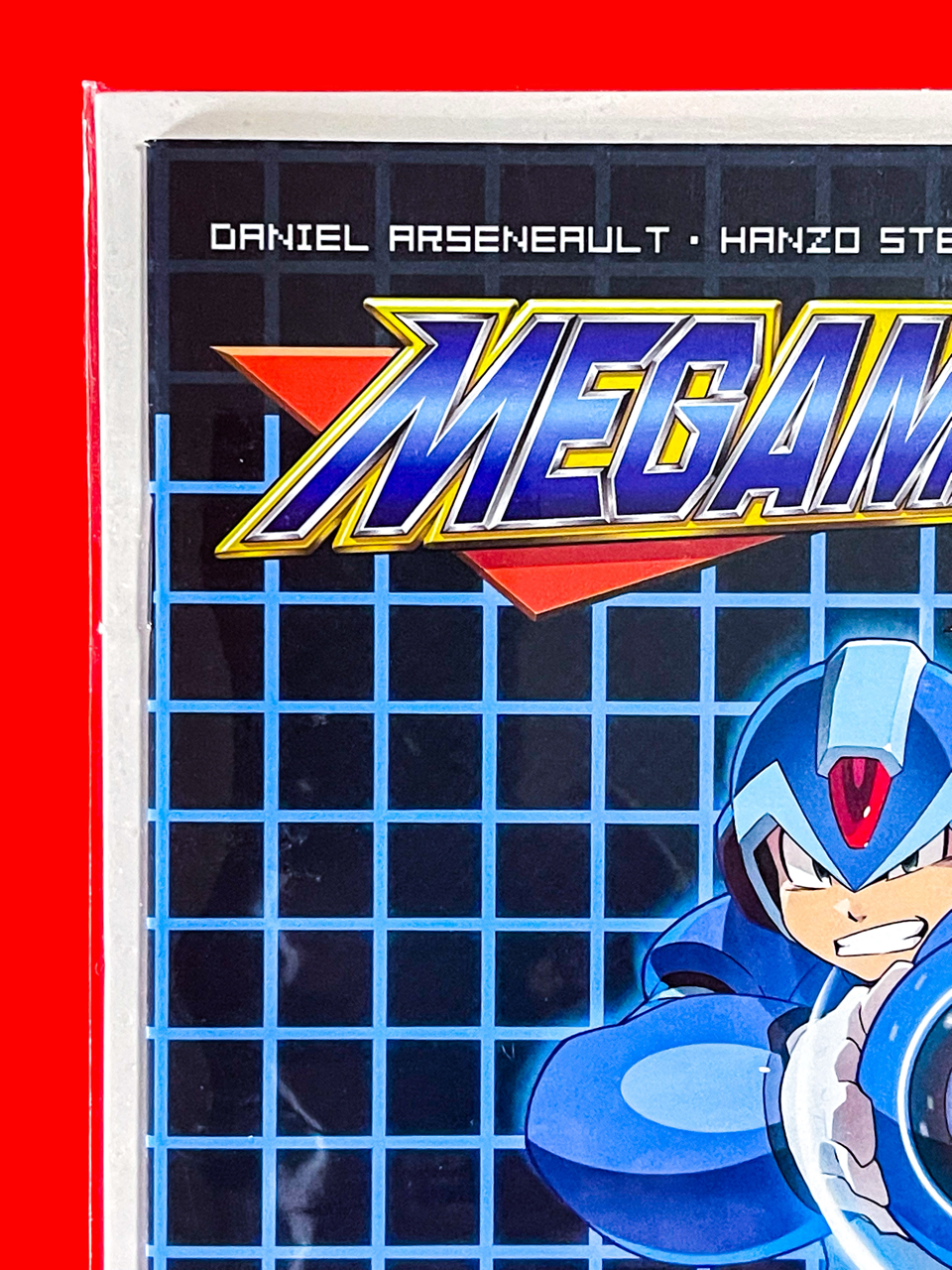 Top left corner of Mega Man X #1 | Hanzo Steinbach Cover