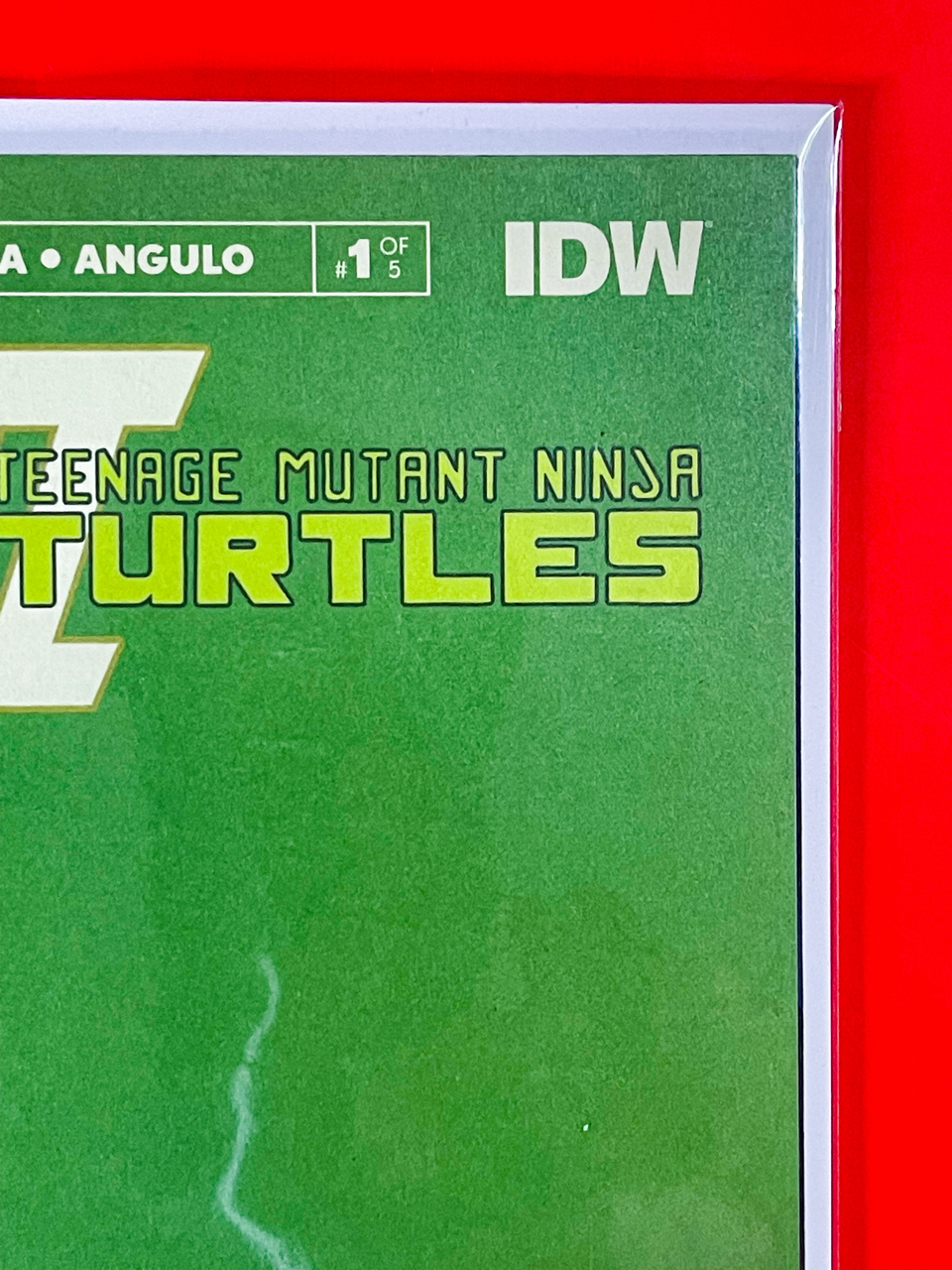 Top right corner of Mighty Morphin Power Rangers & Teenage Mutant Ninja Turtles II #1
