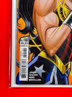 Bottom left corner of DC K.O Wonder Woman vs. Lobo #1 | Eddy Barrows & Eber Ferreira & Arif Prianto Cover