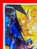 Top left corner of Batman & Deadpool #1 | Dan Mora Cover