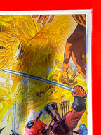 Top right corner of Batman & Deadpool #1 | Dan Mora Cover