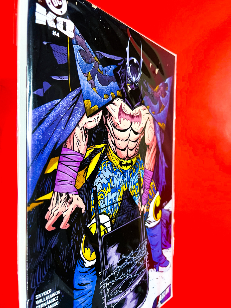 Spine of DC K.O #4 | Daniel Warren Johnson & Mike Spicer Cover