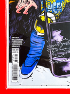 Bottom left corner of DC K.O #4 | Daniel Warren Johnson & Mike Spicer Cover