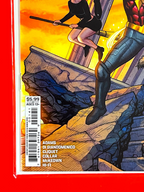 Bottom left corner of DC K.O Boss Battle #1 | Frank Cho & Sabine Rich Cover