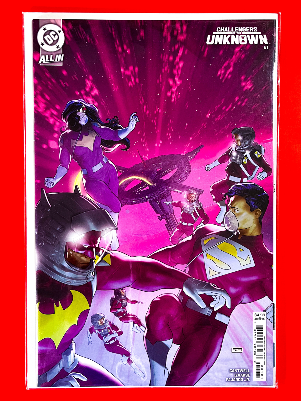 Main Cover of Challengers of the Unknown #1 | Taurin Clarke Cover