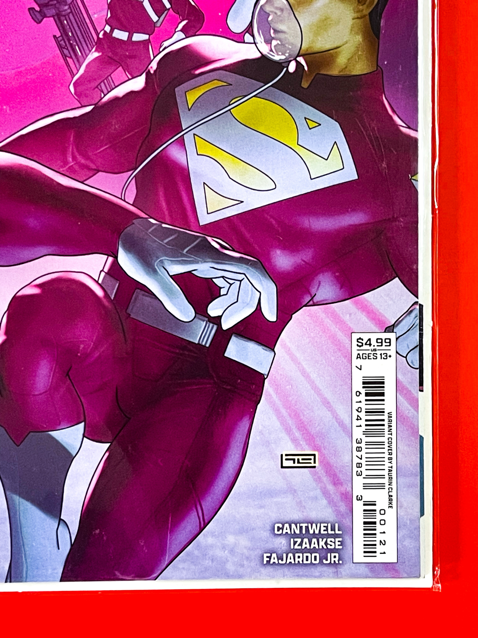 Bottom right corner of Challengers of the Unknown #1 | Taurin Clarke Cover