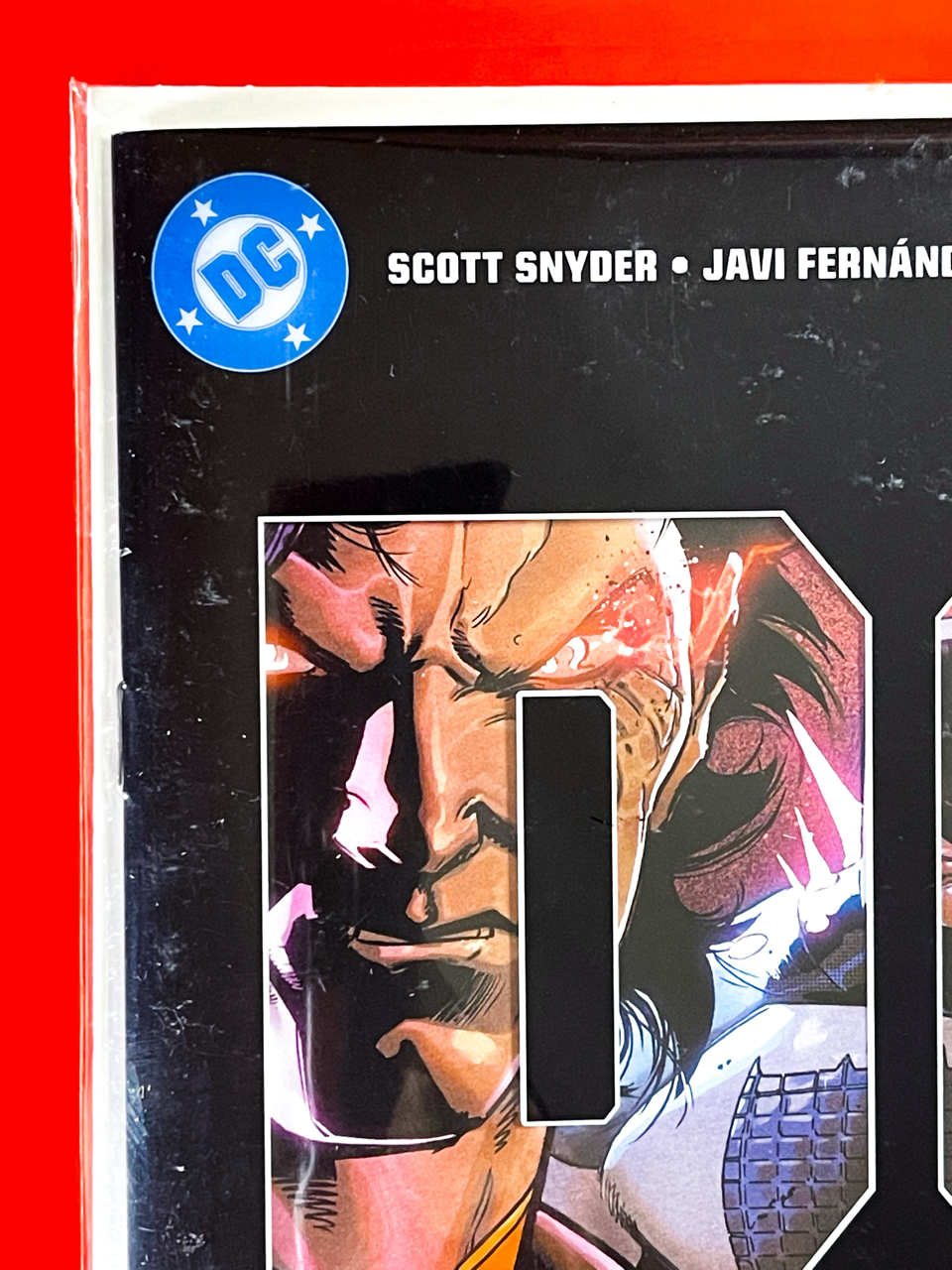 Top left corner of DC K.O #4 | Alejandro Sanchez Cover