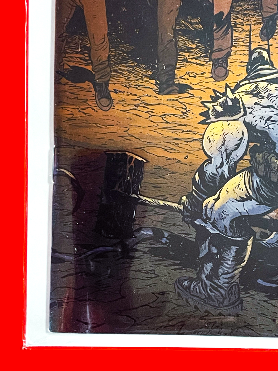 Bottom left corner of Absolute Batman Annual #1 | Daniel Warren Johnson Cover