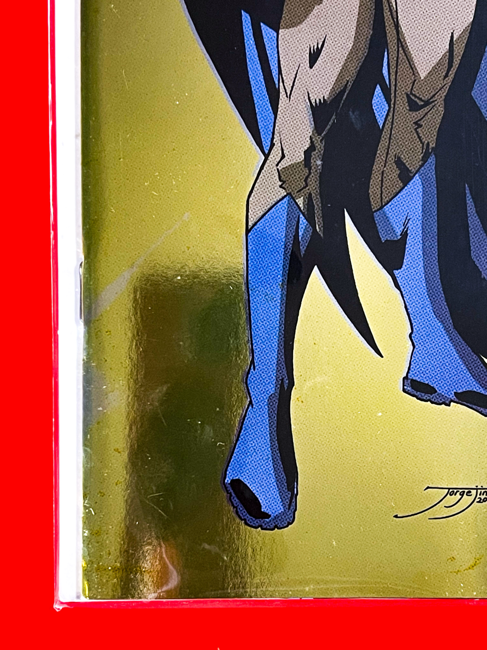 Bottom left corner of Batman #7 | Jorge Jimenez Cover
