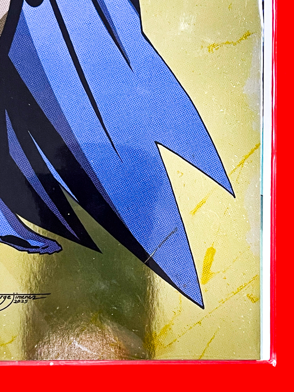 Bottom right corner of Batman #7 | Jorge Jimenez Cover