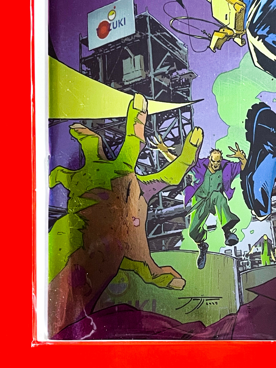 Bottom left corner of Batman #6 | Jorge Jimenez Cover