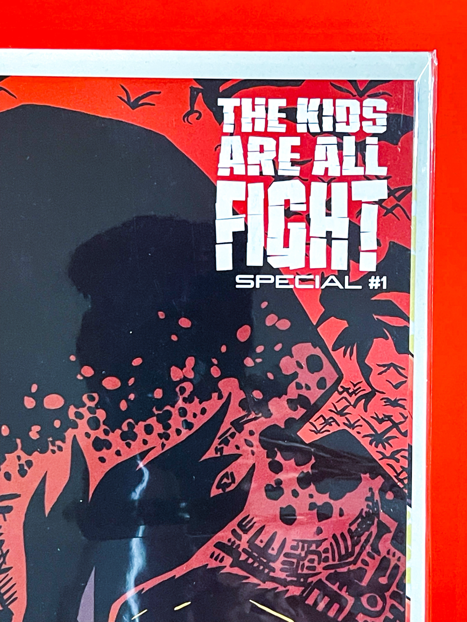 Top right corner of DC K.O: The Kids Are All Fight Special #1 | Juni Ba Cover