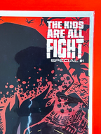 Top right corner of DC K.O: The Kids Are All Fight Special #1 | Juni Ba Cover