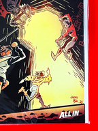 Bottom right corner of DC K.O: The Kids Are All Fight Special #1 | Juni Ba Cover