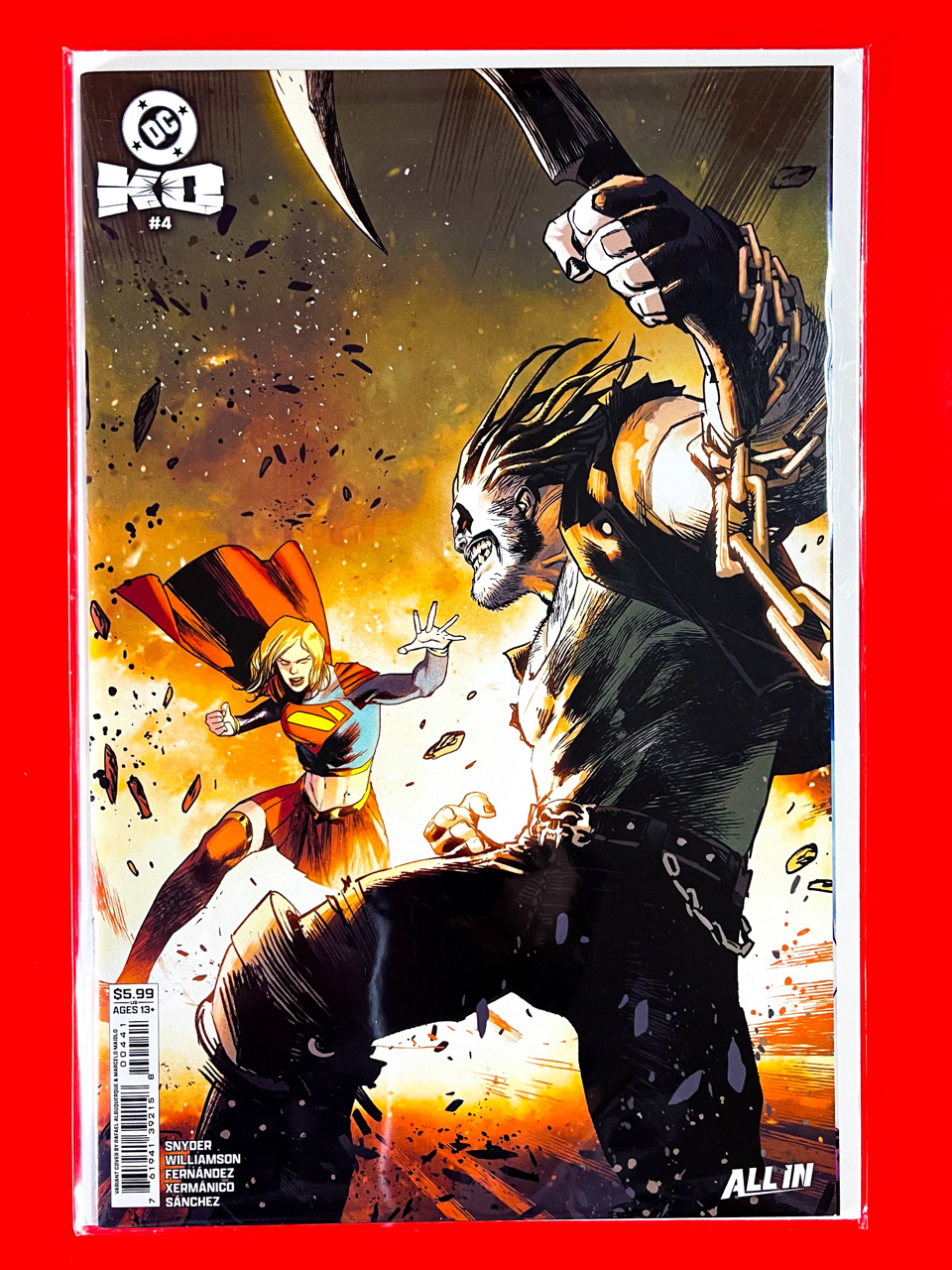 Main Cover of DC K.O #4 | Rafael Albuquerque & Marcelo Maiolo Cover
