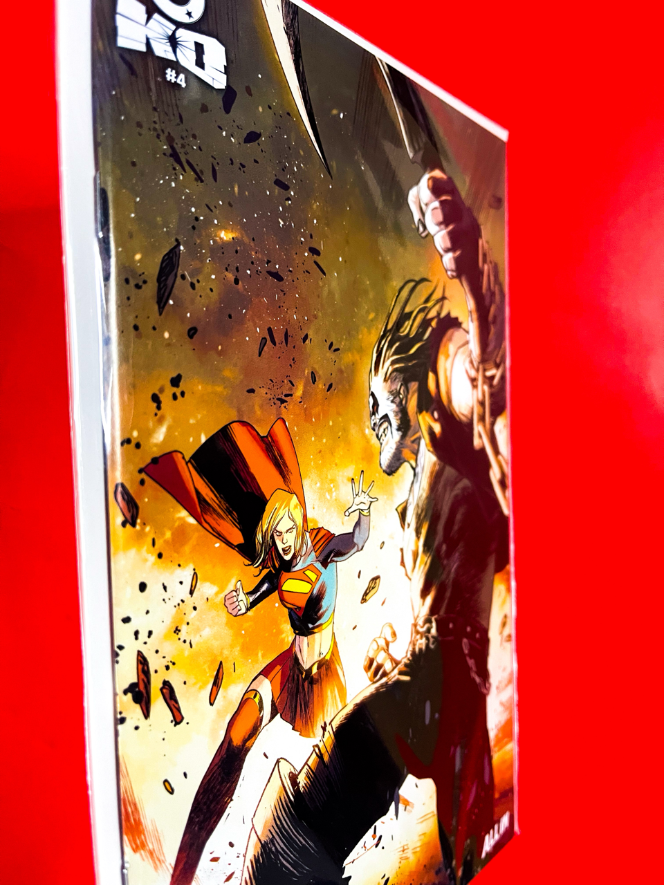 Spine of DC K.O #4 | Rafael Albuquerque & Marcelo Maiolo Cover