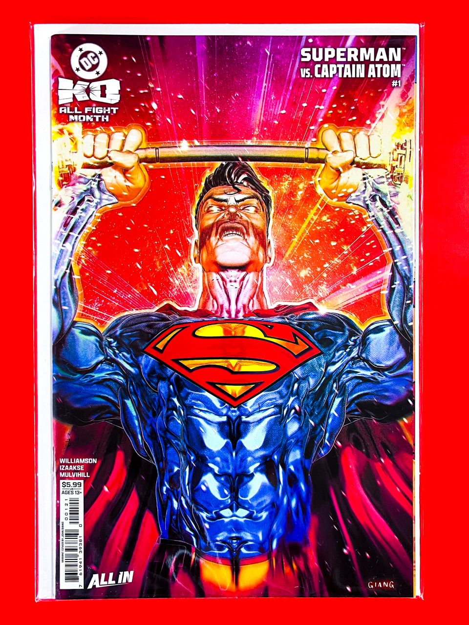 DC K.O: Superman vs. Captain Atom #1 | John Giang Cover
