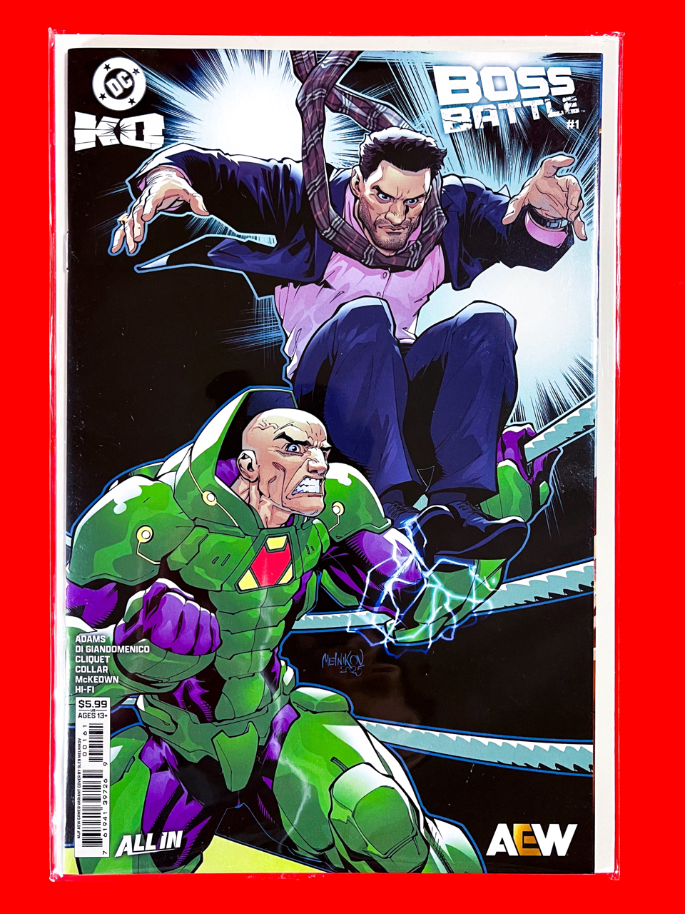 Main Cover of DC K.O Boss Battle #1 | Gleb Melnikov Cover