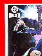 Top left corner of DC K.O Boss Battle #1 | Gleb Melnikov Cover