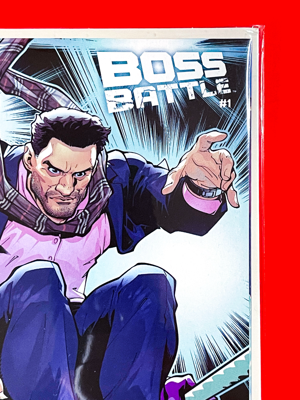 Top right corner of DC K.O Boss Battle #1 | Gleb Melnikov Cover
